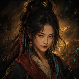 小越女     西市賣藝的江湖人士