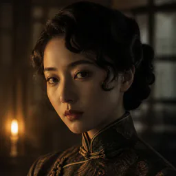 旗袍女子　　氣質淑女 雍容華貴
