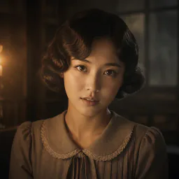 洋裝少女　　活潑可愛 天真少女