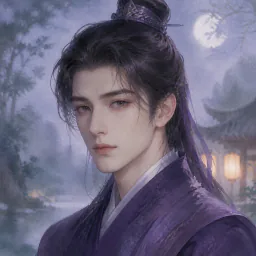 紫衣男子